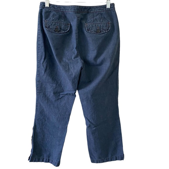 Ann Taylor LOFT Chambray Ankle Pants Size 4 - Picture 6 of 6